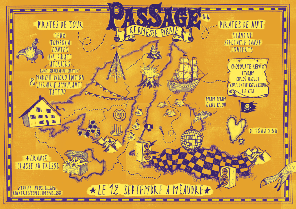 Kermesse Pirate Passage - Les Modernes - librairie Grenoble